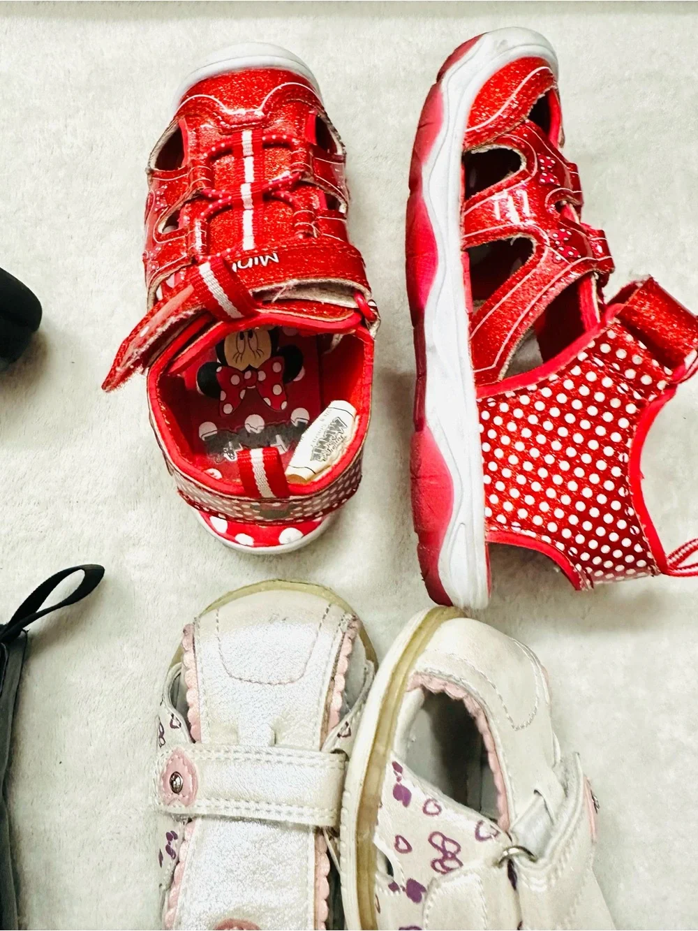 Huge lot Girls Shoes, Sneakers, Boots Size US 8 Disney Minnie Mouse,H&M Excellen
